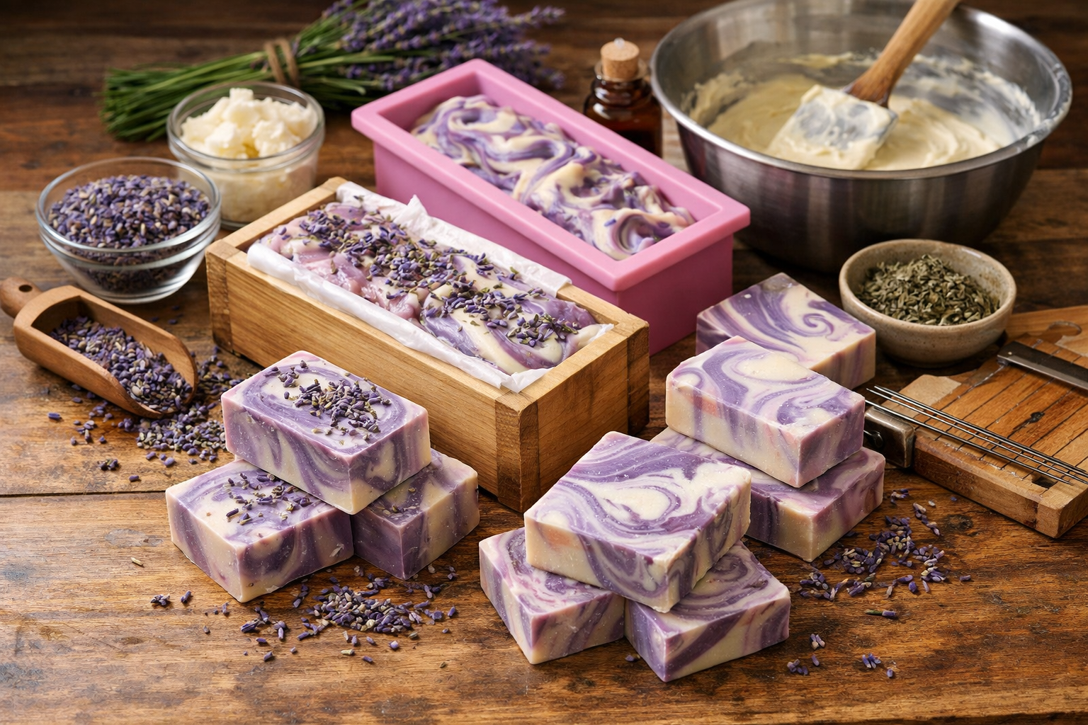 Dekoratif sabun yapımı