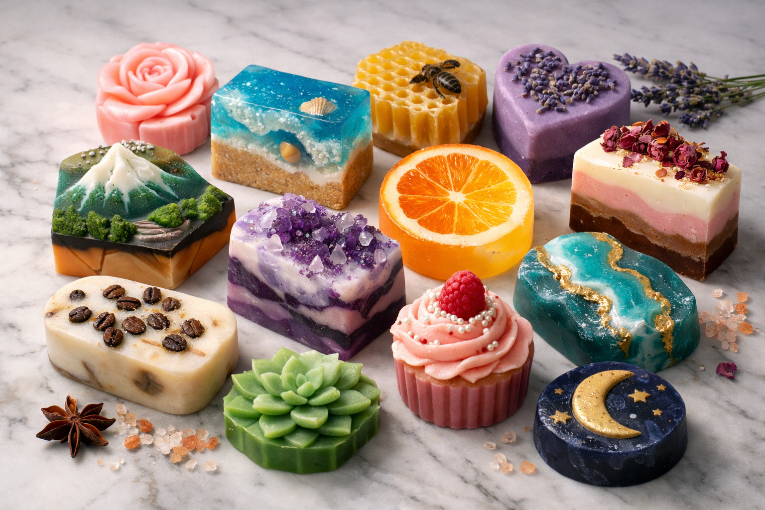 Hazır dekoratif sabunlar